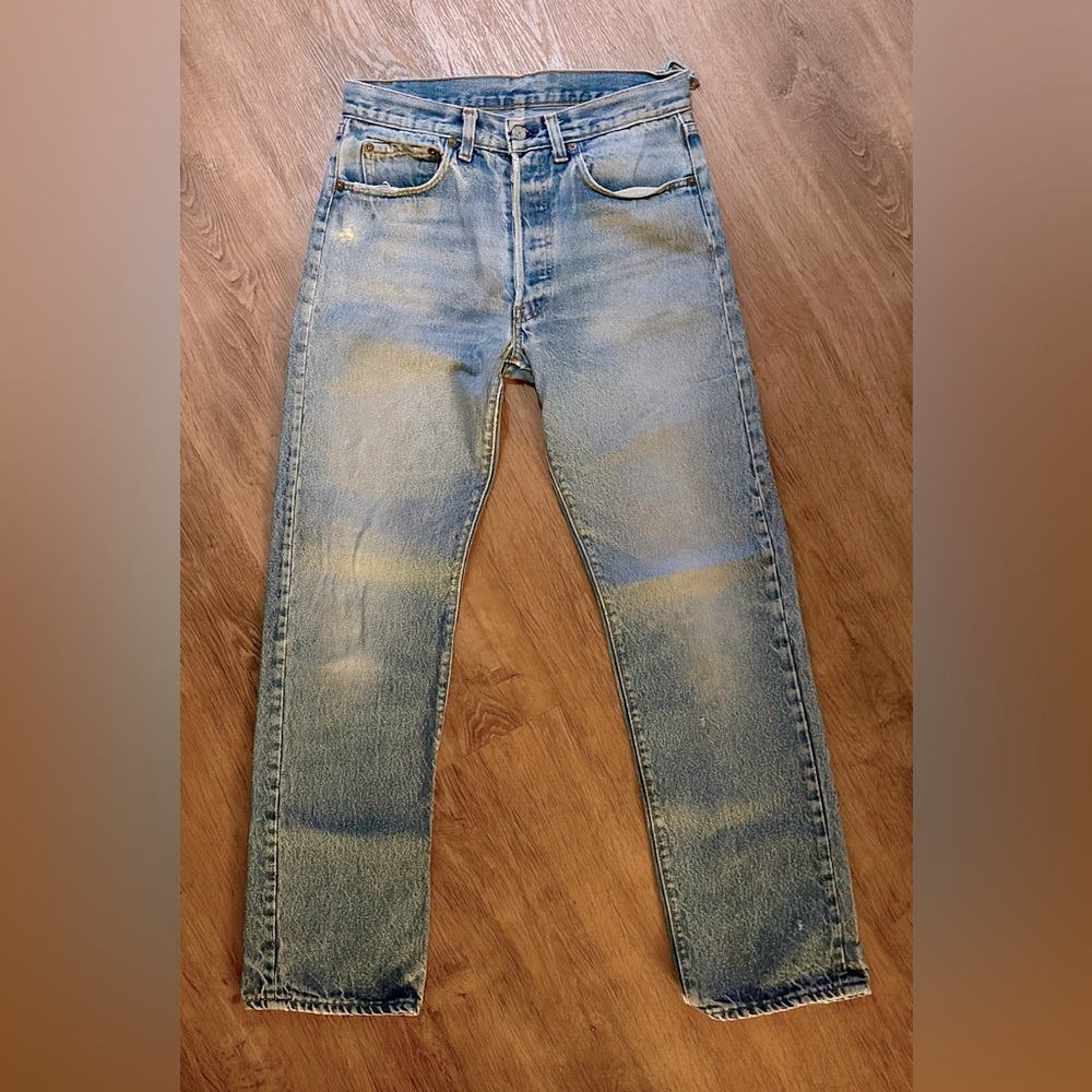 Vintage LEVI 501 c1980’s slim fit and aged to perfection